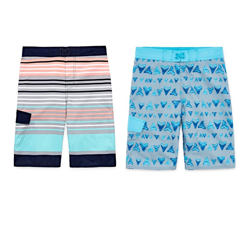 Arizona Boys Cargo Swim Trunk UPF 50 Kids size M, L NEW